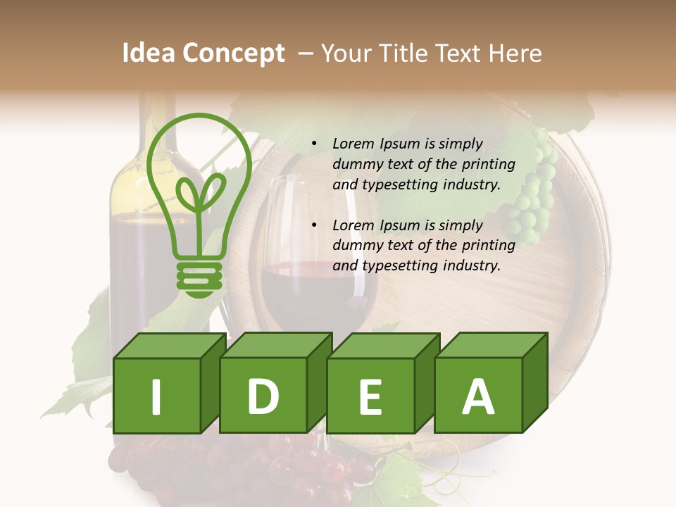 Dark Ripe Winemaking PowerPoint Template