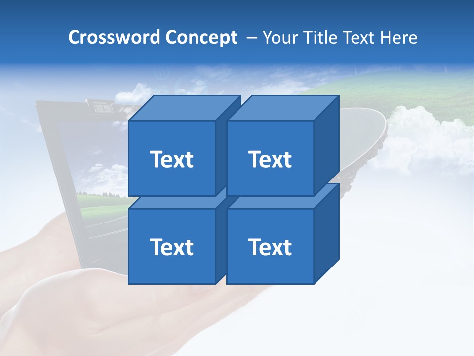 Advertising Isolated Banner PowerPoint Template