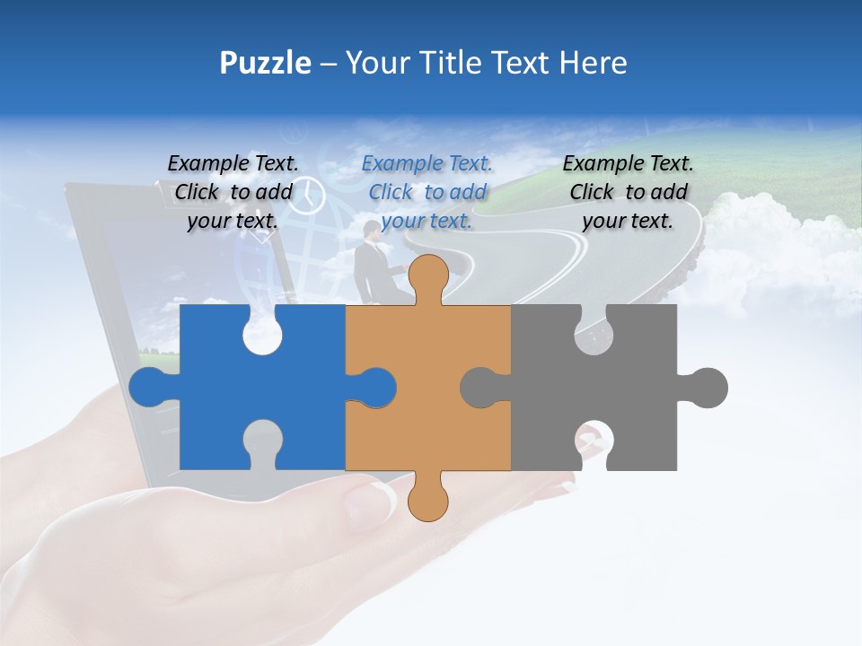 Advertising Isolated Banner PowerPoint Template