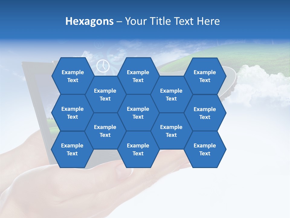 Advertising Isolated Banner PowerPoint Template