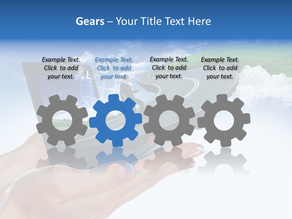 Advertising Isolated Banner PowerPoint Template