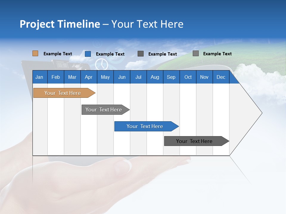 Advertising Isolated Banner PowerPoint Template