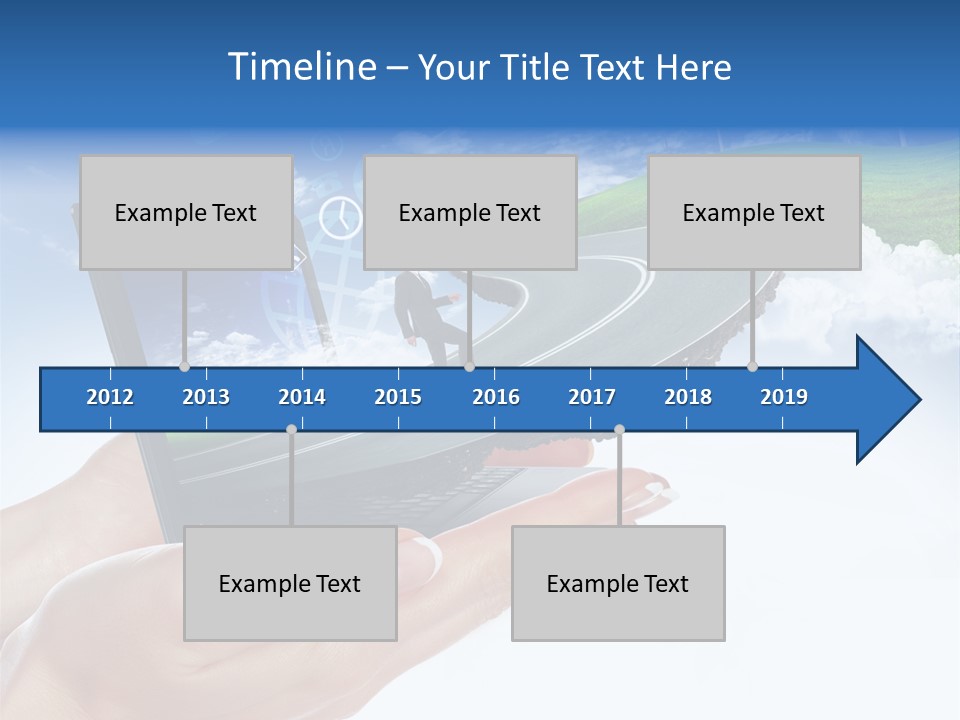 Advertising Isolated Banner PowerPoint Template