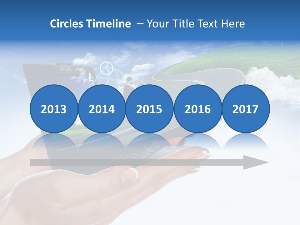 Advertising Isolated Banner PowerPoint Template