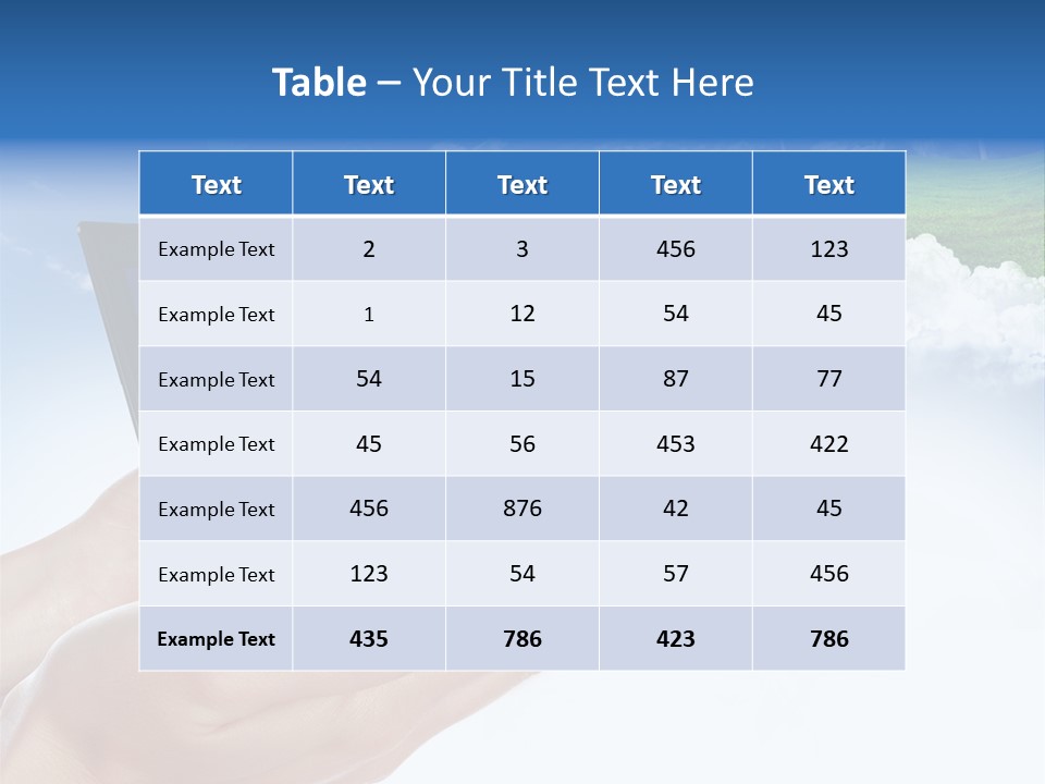 Advertising Isolated Banner PowerPoint Template