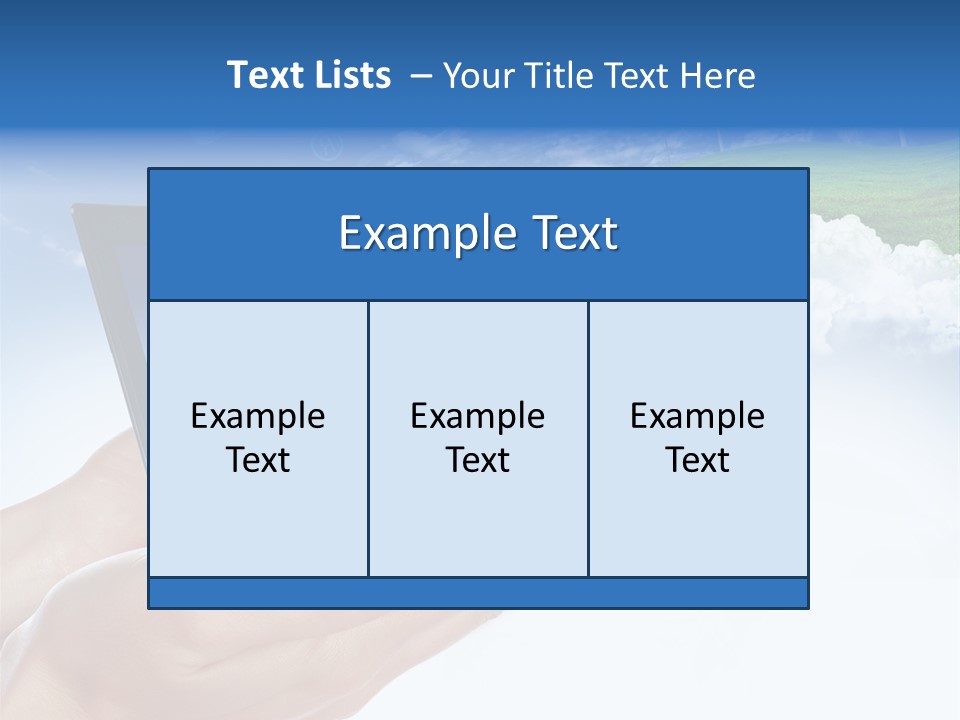 Advertising Isolated Banner PowerPoint Template