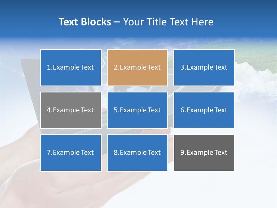 Advertising Isolated Banner PowerPoint Template