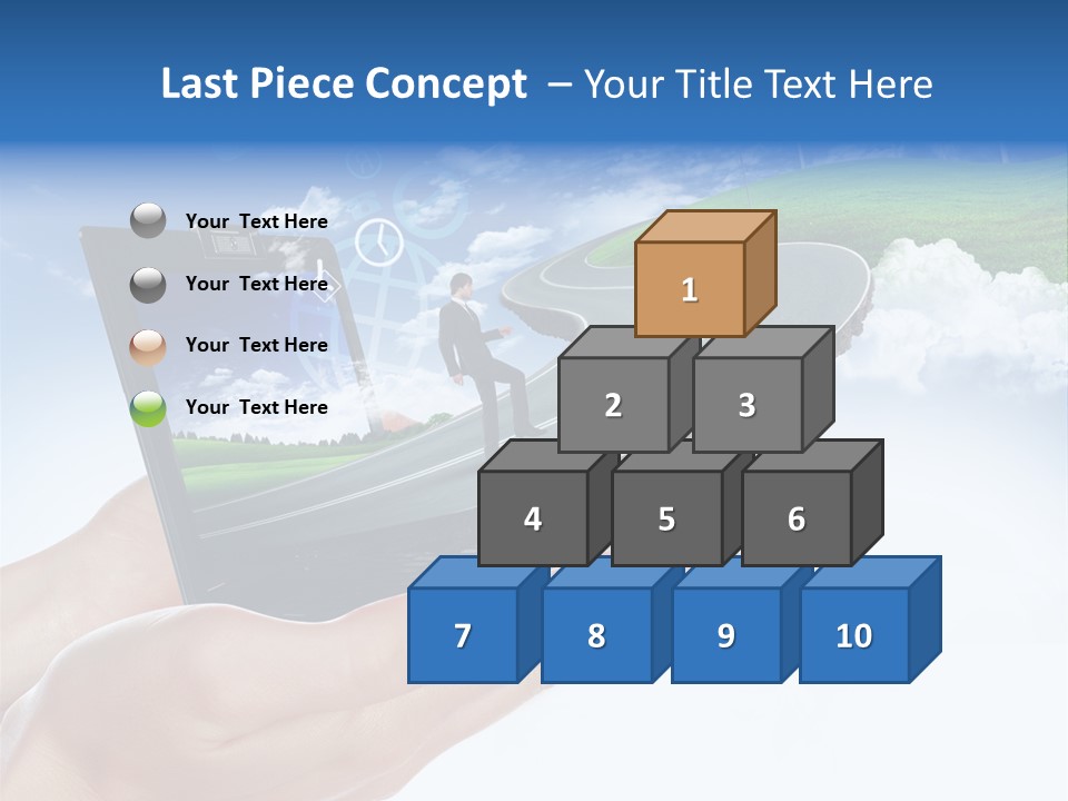 Advertising Isolated Banner PowerPoint Template