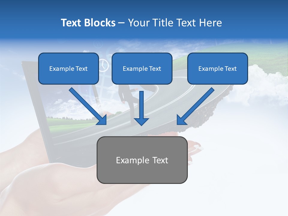 Advertising Isolated Banner PowerPoint Template