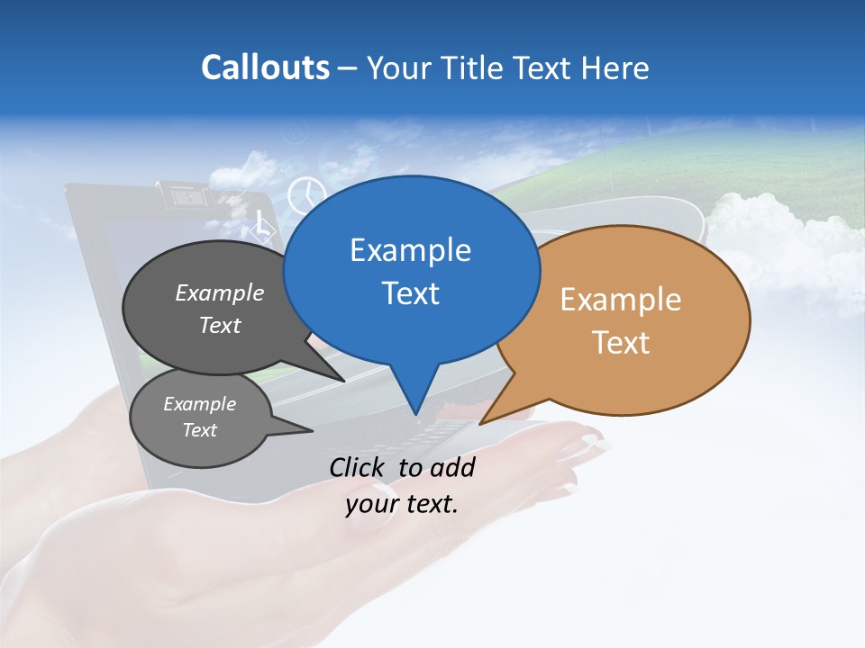 Advertising Isolated Banner PowerPoint Template