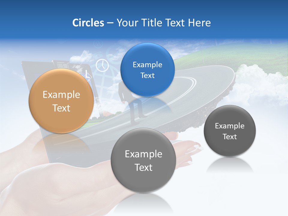 Advertising Isolated Banner PowerPoint Template