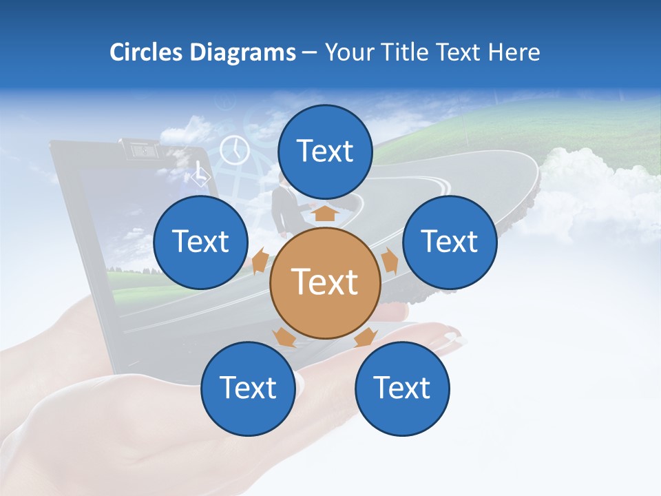 Advertising Isolated Banner PowerPoint Template