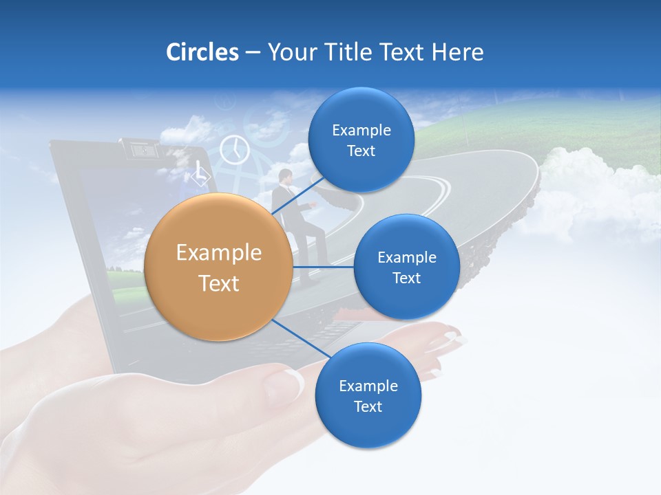 Advertising Isolated Banner PowerPoint Template