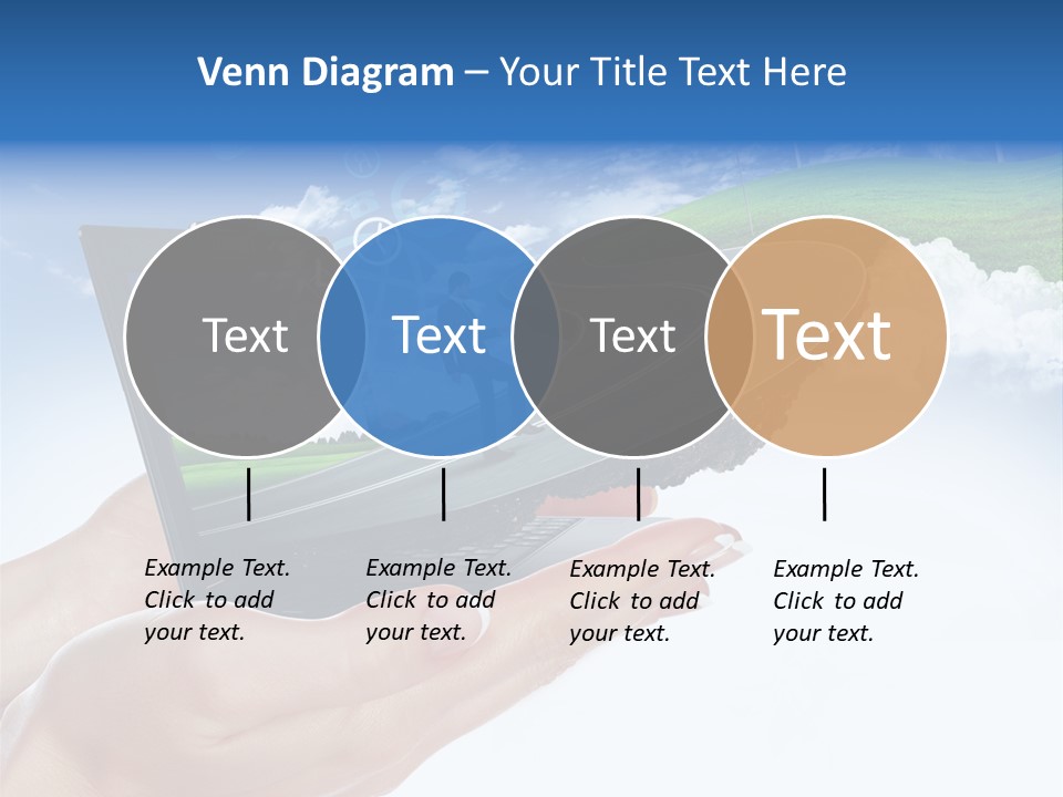 Advertising Isolated Banner PowerPoint Template