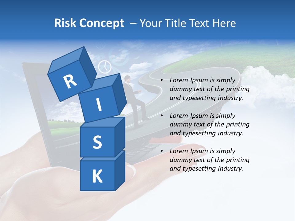 Advertising Isolated Banner PowerPoint Template