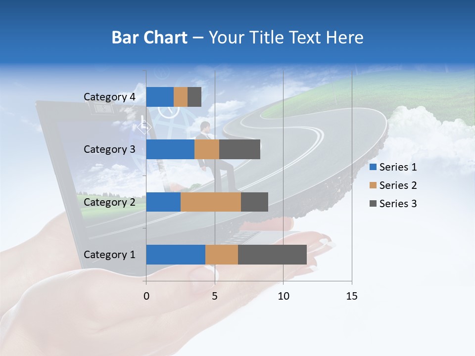 Advertising Isolated Banner PowerPoint Template