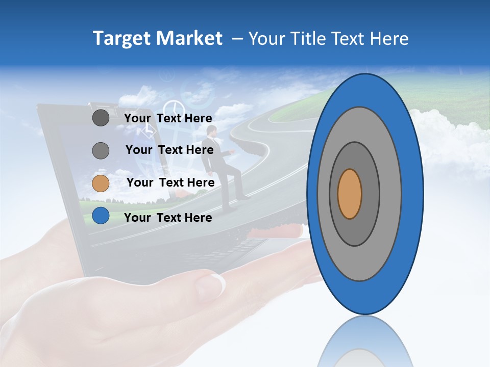 Advertising Isolated Banner PowerPoint Template