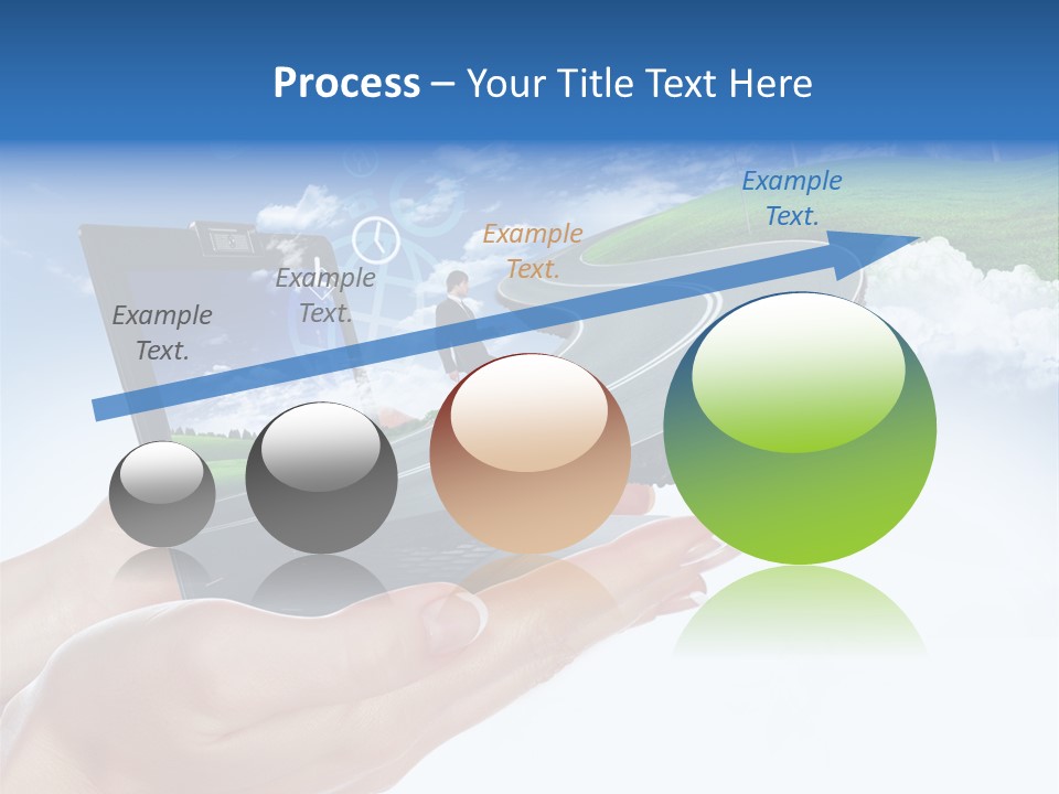 Advertising Isolated Banner PowerPoint Template