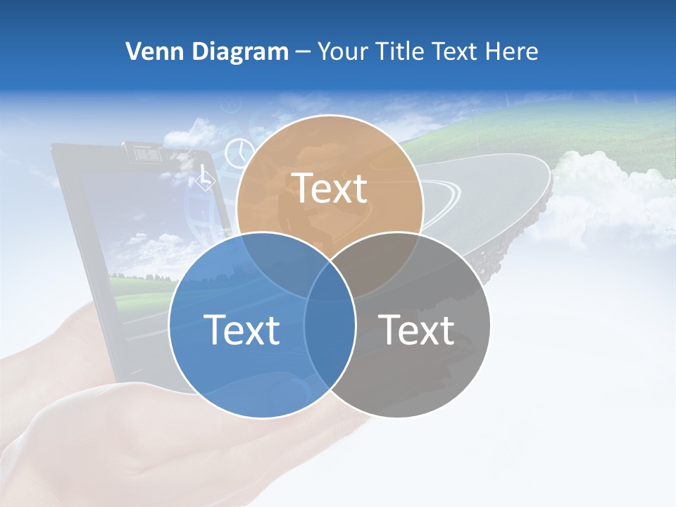 Advertising Isolated Banner PowerPoint Template