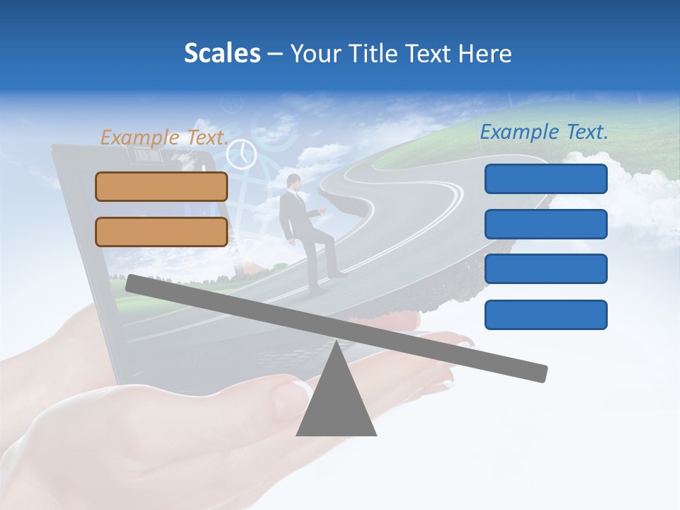 Advertising Isolated Banner PowerPoint Template