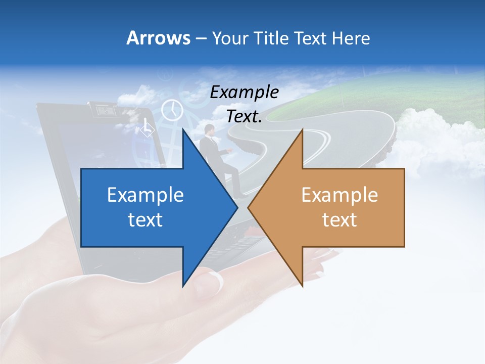 Advertising Isolated Banner PowerPoint Template
