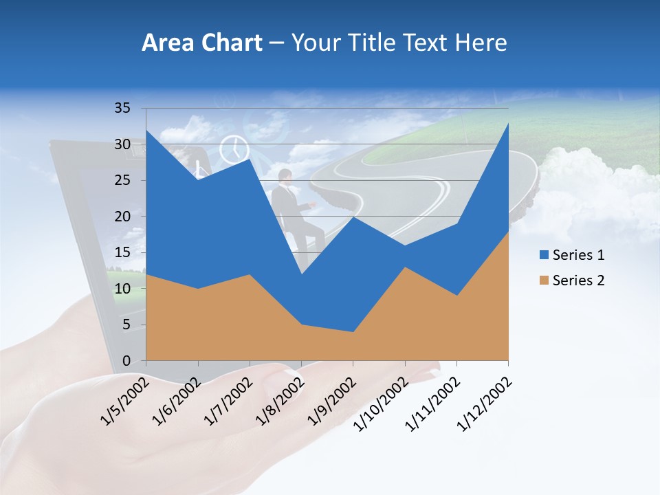 Advertising Isolated Banner PowerPoint Template