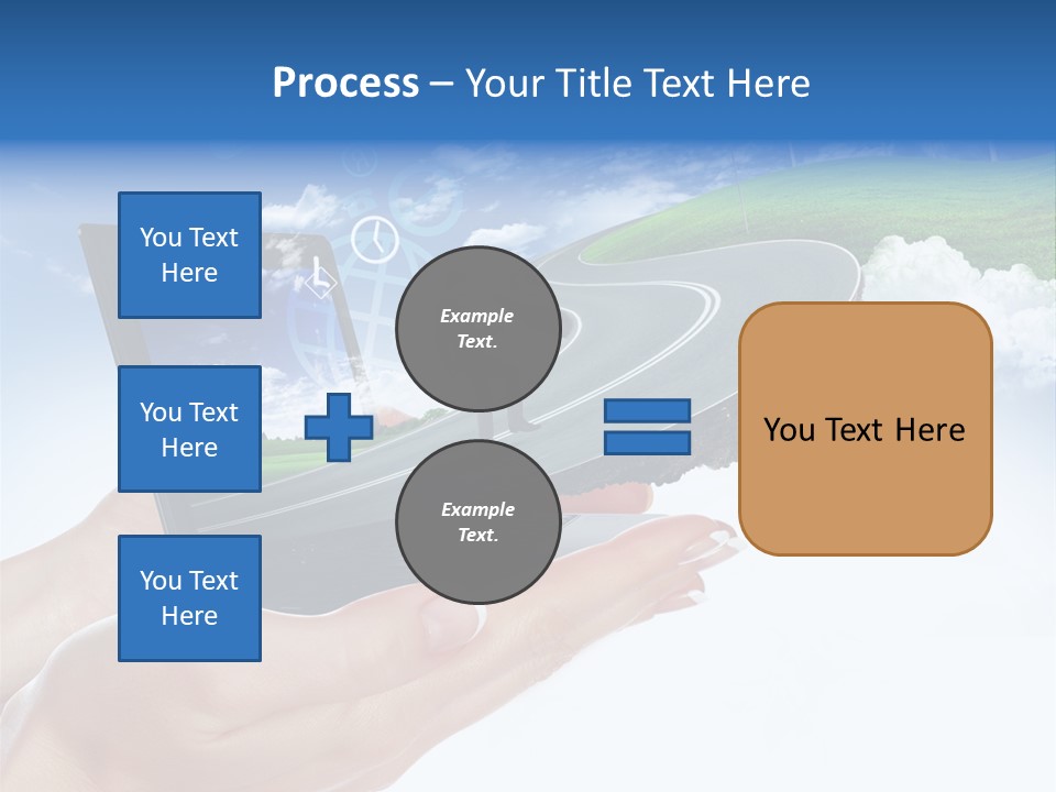 Advertising Isolated Banner PowerPoint Template
