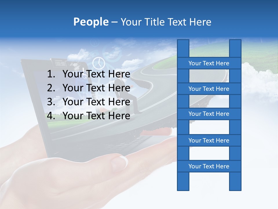 Advertising Isolated Banner PowerPoint Template