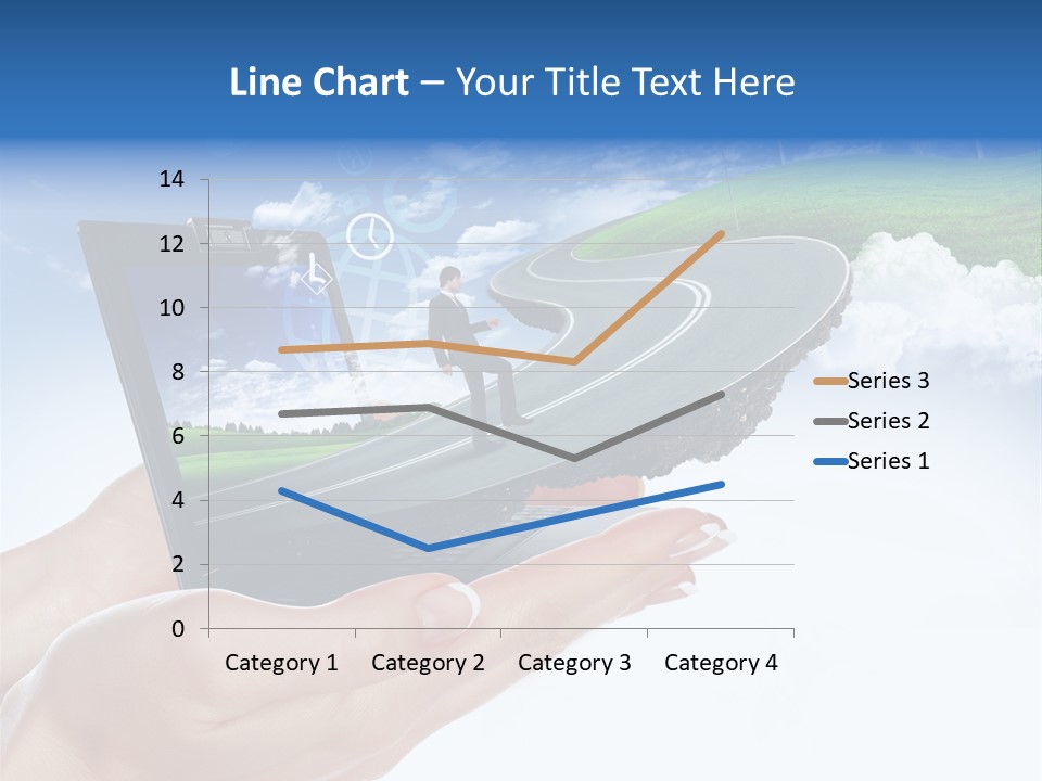Advertising Isolated Banner PowerPoint Template