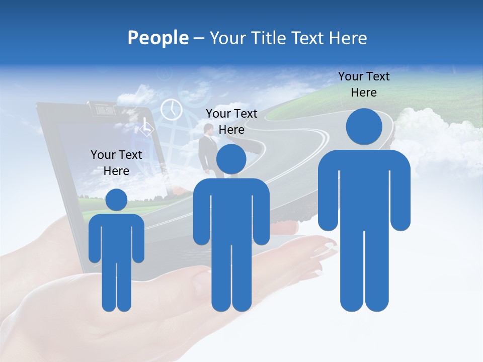 Advertising Isolated Banner PowerPoint Template