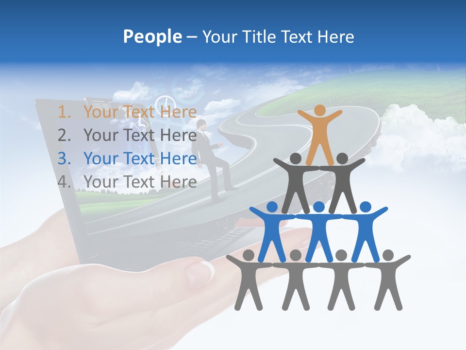 Advertising Isolated Banner PowerPoint Template