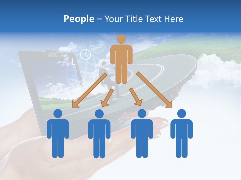 Advertising Isolated Banner PowerPoint Template