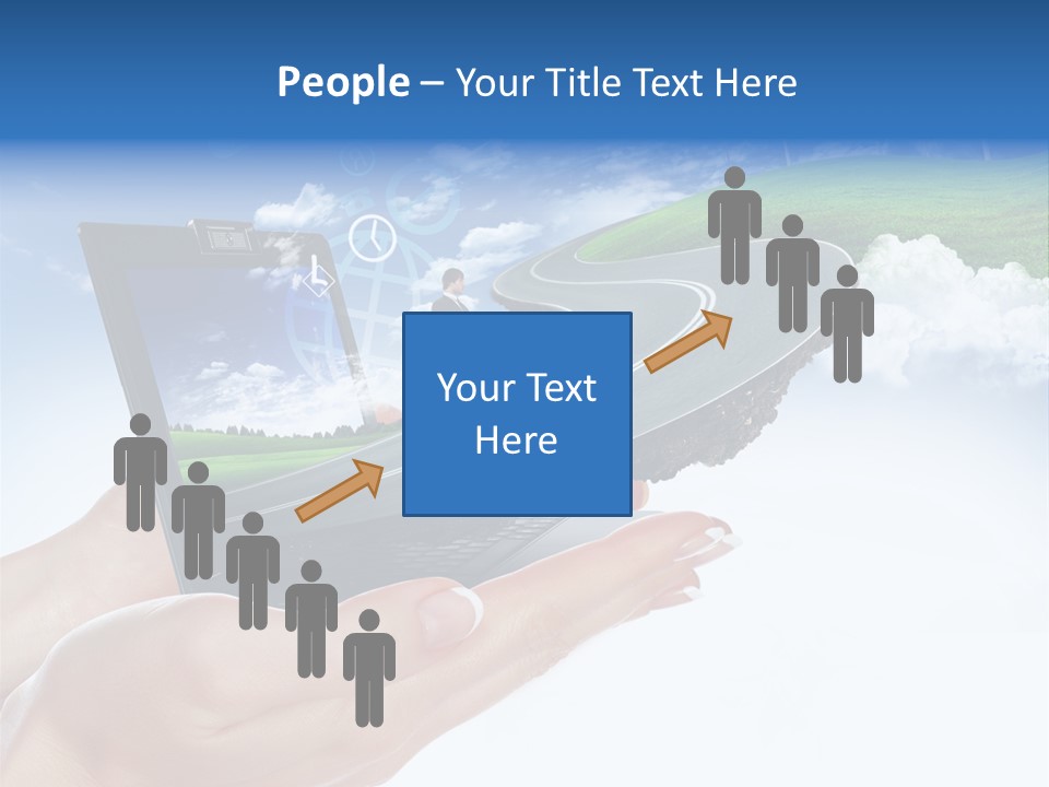 Advertising Isolated Banner PowerPoint Template