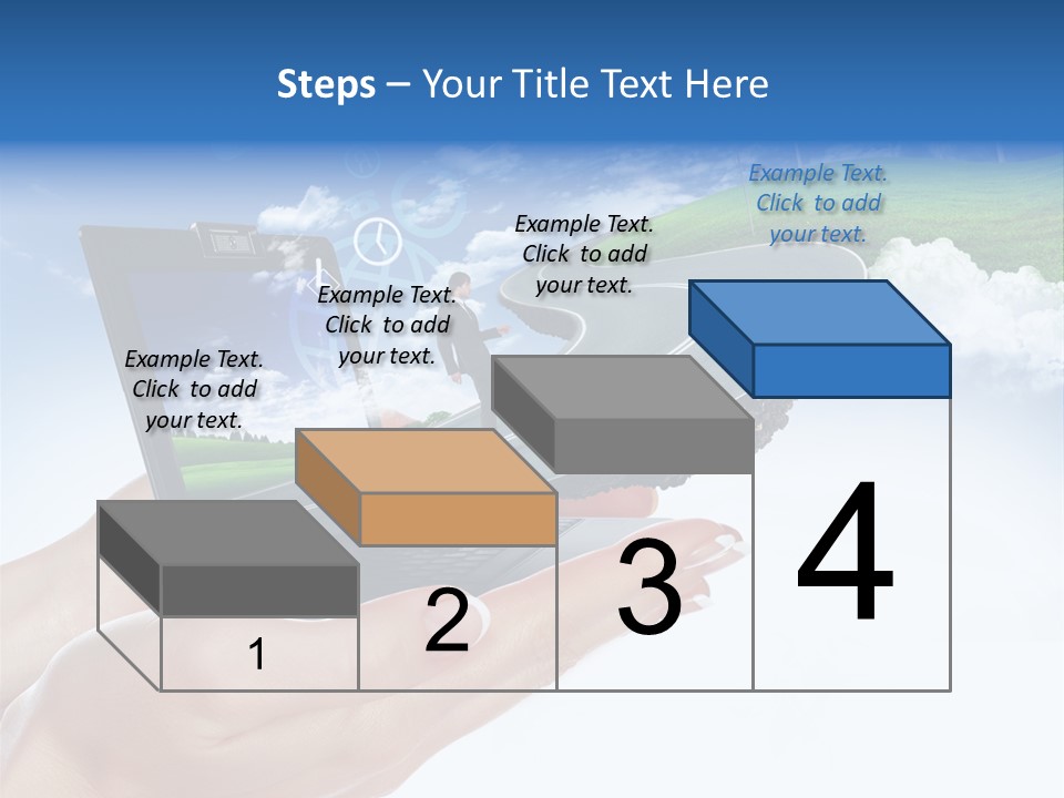 Advertising Isolated Banner PowerPoint Template