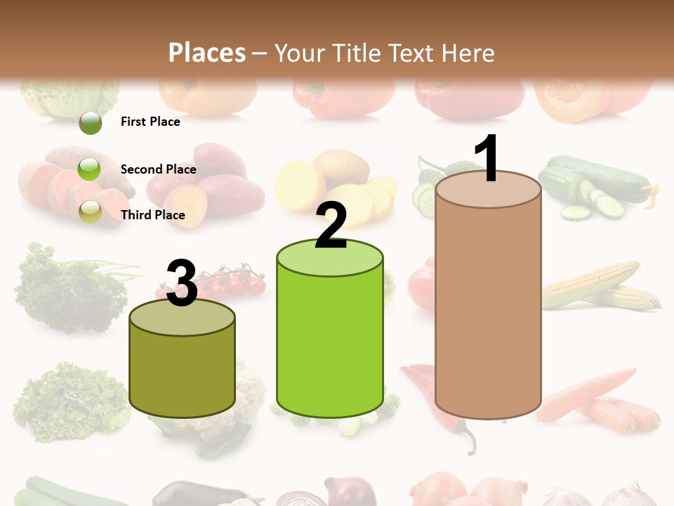 Collection Onion Bell Pepper PowerPoint Template