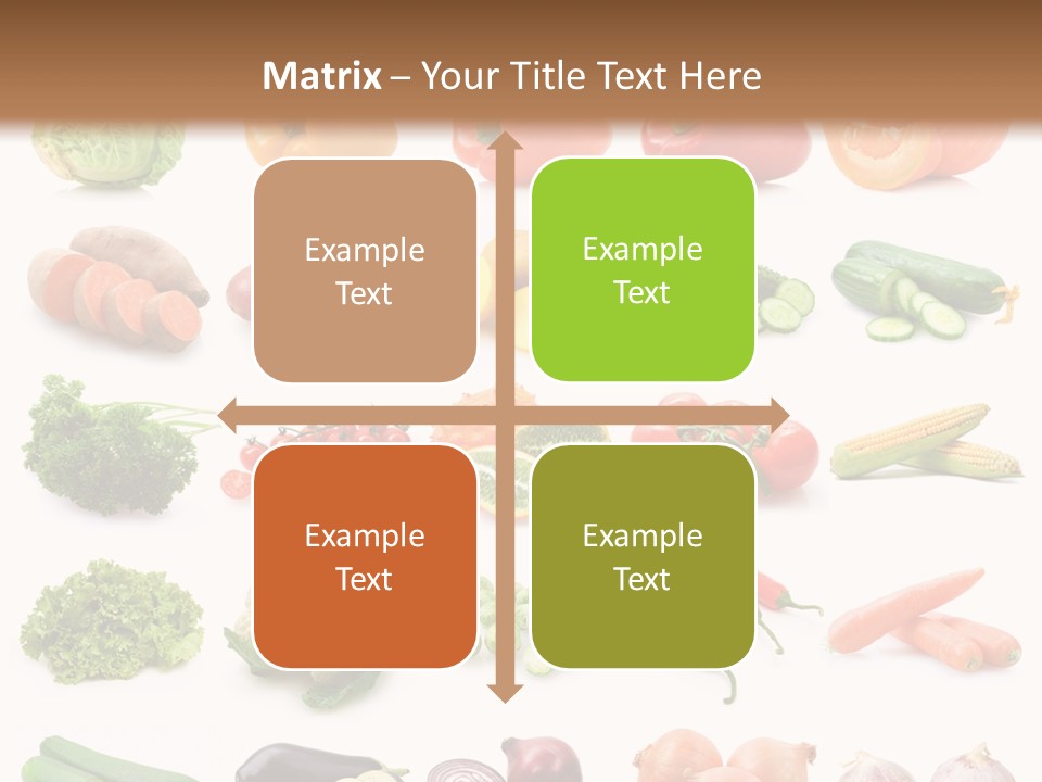 Collection Onion Bell Pepper PowerPoint Template
