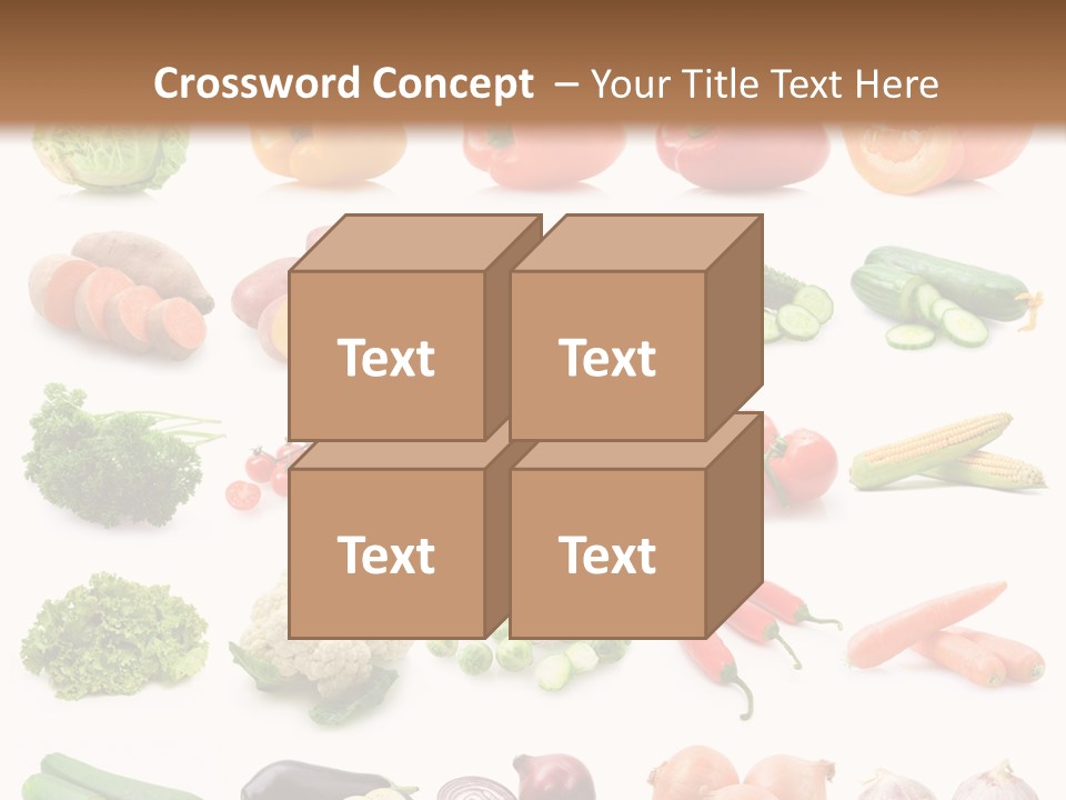 Collection Onion Bell Pepper PowerPoint Template