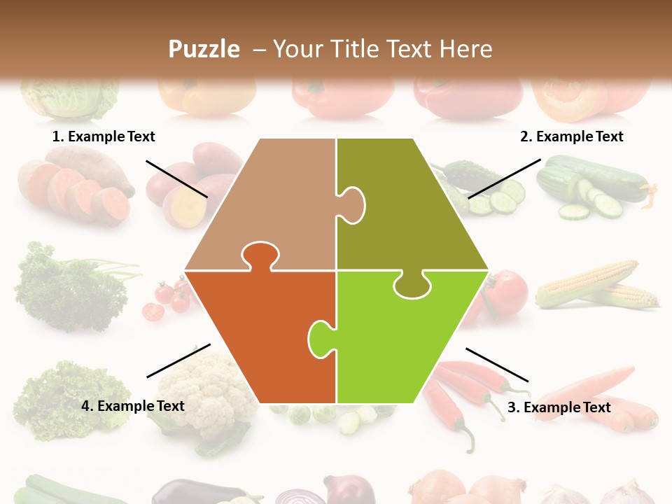 Collection Onion Bell Pepper PowerPoint Template