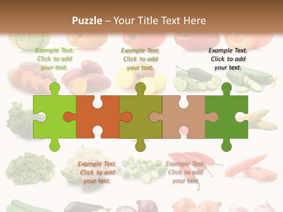 Collection Onion Bell Pepper PowerPoint Template