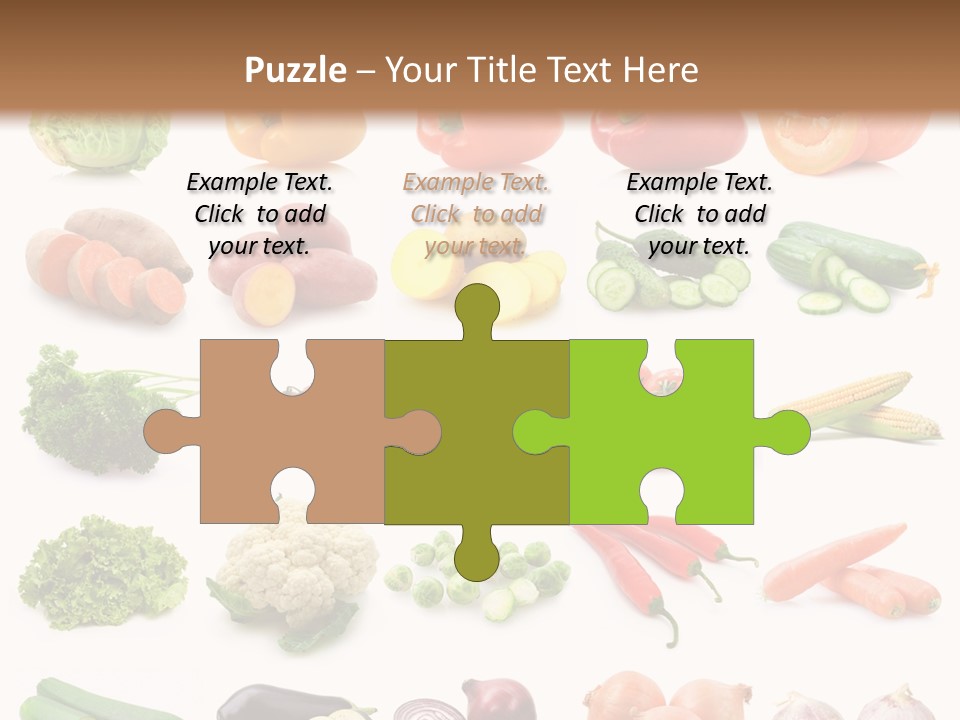 Collection Onion Bell Pepper PowerPoint Template