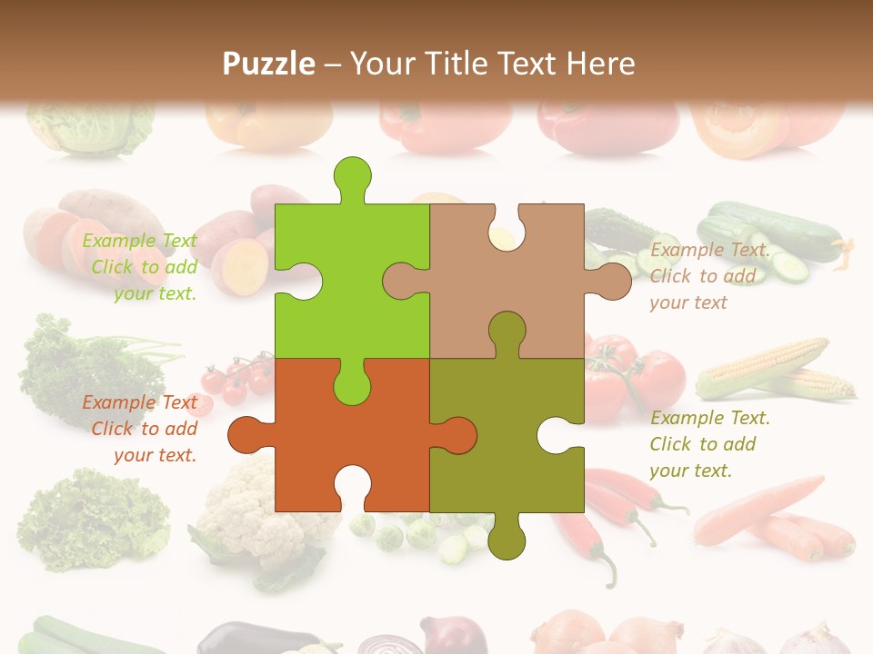 Collection Onion Bell Pepper PowerPoint Template