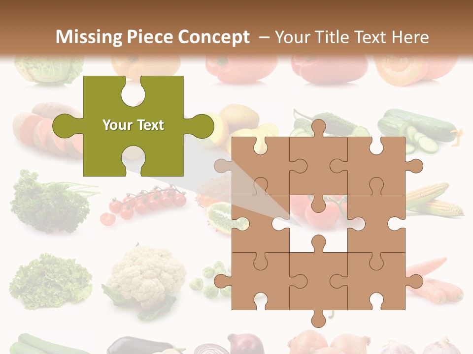 Collection Onion Bell Pepper PowerPoint Template