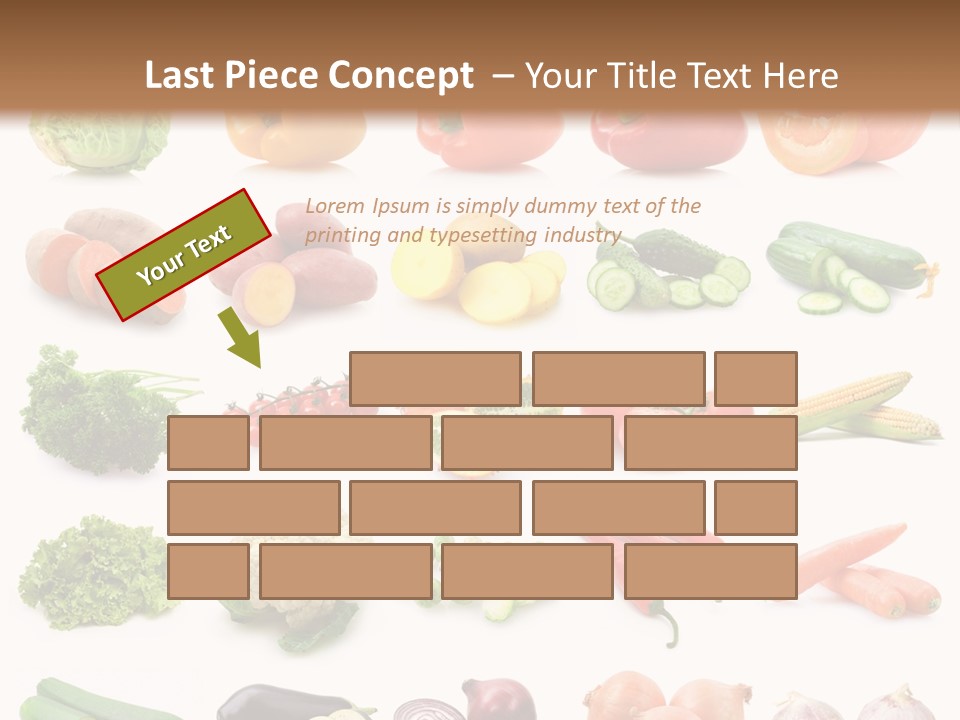 Collection Onion Bell Pepper PowerPoint Template