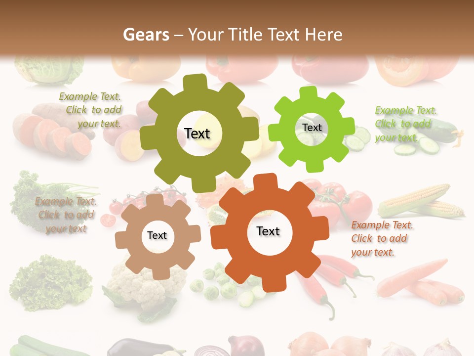 Collection Onion Bell Pepper PowerPoint Template