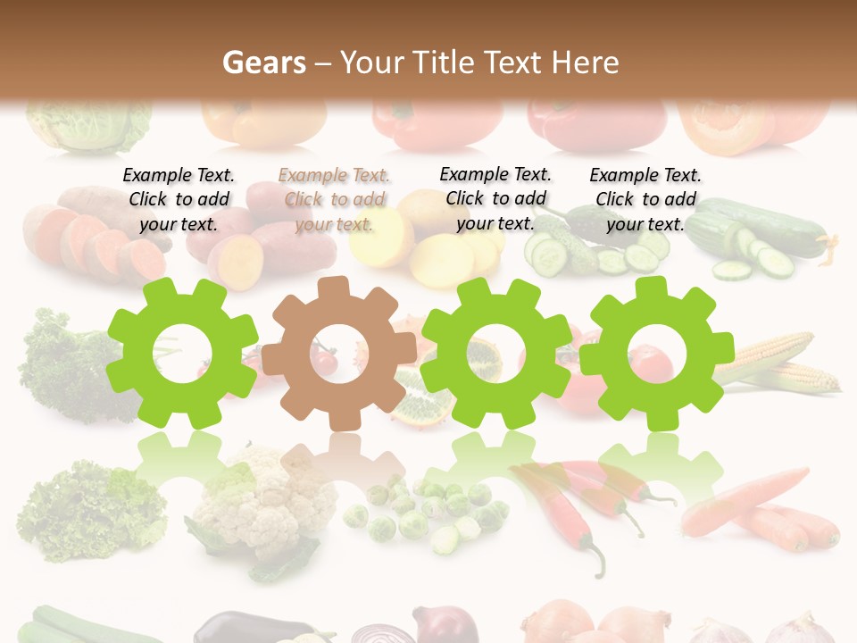 Collection Onion Bell Pepper PowerPoint Template