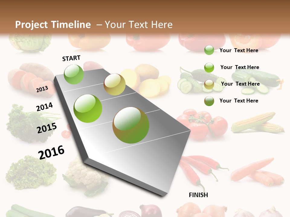 Collection Onion Bell Pepper PowerPoint Template