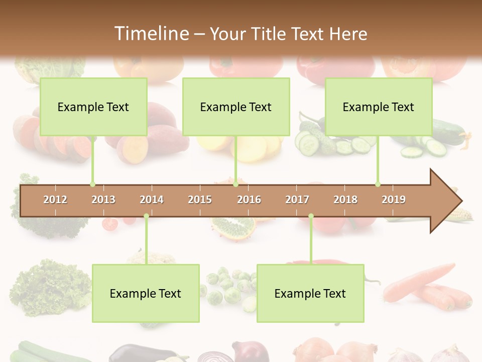 Collection Onion Bell Pepper PowerPoint Template