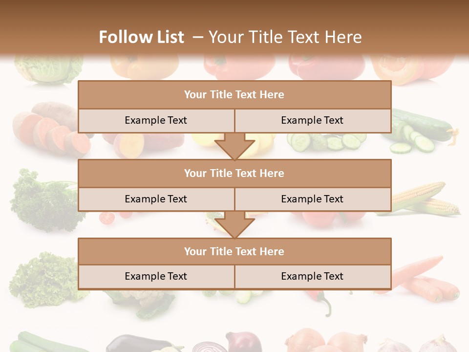 Collection Onion Bell Pepper PowerPoint Template