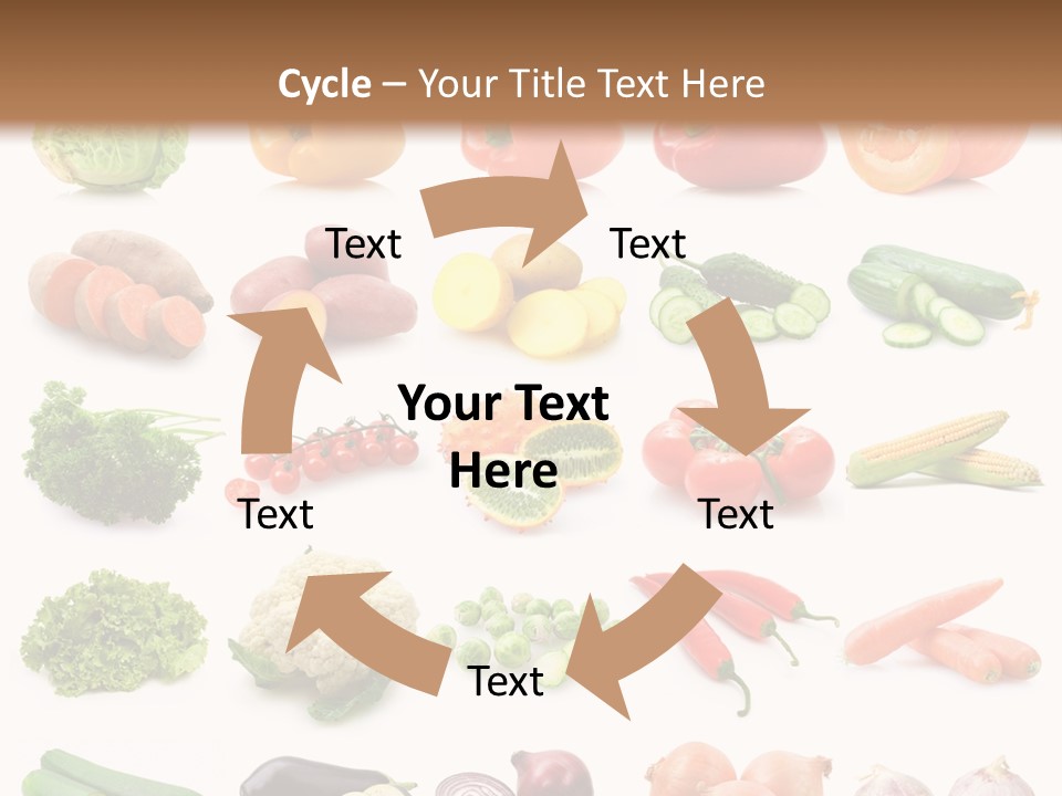 Collection Onion Bell Pepper PowerPoint Template