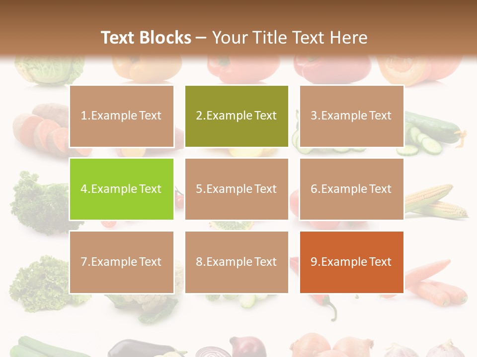 Collection Onion Bell Pepper PowerPoint Template